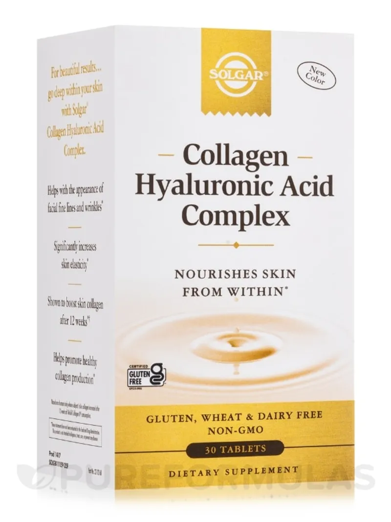 Flacon Solgar Collagen Hyaluronic Acid Complex