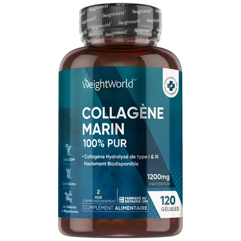 Pot WeightWorld Pure Marine Collagen gélules